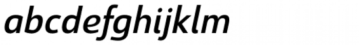 Savigny Medium Normal Italic Font LOWERCASE