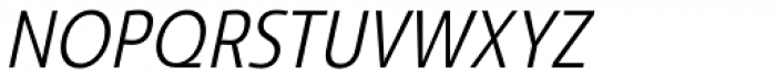 Savigny Regular Condensed Italic Font UPPERCASE