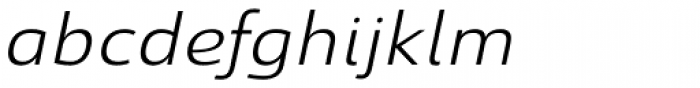 Savigny Regular Extended Italic Font LOWERCASE