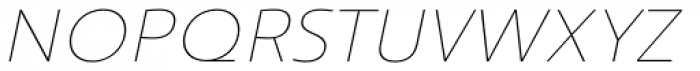 Savigny Thin Extended Italic Font UPPERCASE