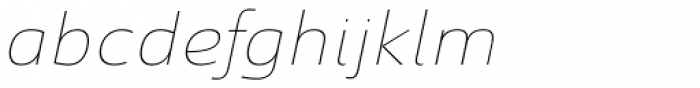 Savigny Thin Extended Italic Font LOWERCASE