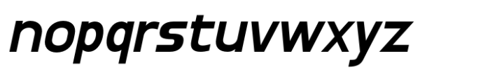 Saviko Sans Bold Italic Font LOWERCASE