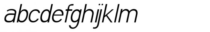 Saviko Sans Light Italic Font LOWERCASE