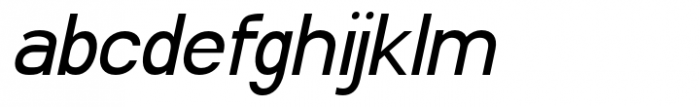 Saviko Sans Medium Italic Font LOWERCASE