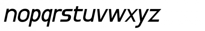 Saviko Sans Medium Italic Font LOWERCASE