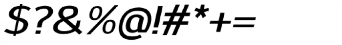 Savile DemiBold Italic Font OTHER CHARS