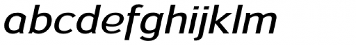 Savile DemiBold Italic Font LOWERCASE