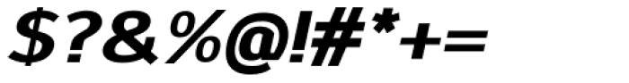 Savile ExtraBold Italic Font OTHER CHARS