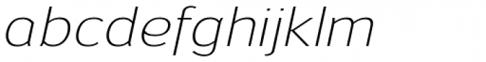 Savile Light Italic Font LOWERCASE