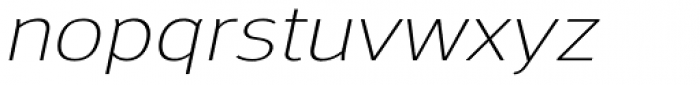 Savile Light Italic Font LOWERCASE