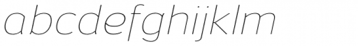 Savile Thin Italic Font LOWERCASE