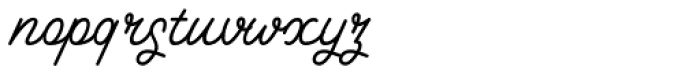Savoiardi Script Font LOWERCASE