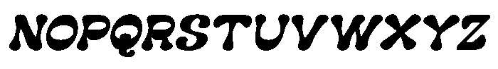 Savor Whibly Oblique Font UPPERCASE