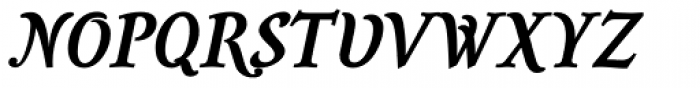 Savour Pro DemiBold Italic Font UPPERCASE