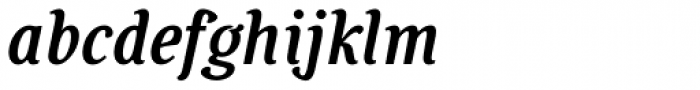 Savour Pro DemiBold Italic Font LOWERCASE