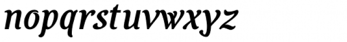Savour Pro DemiBold Italic Font LOWERCASE