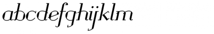 Savoy Roman NF Italic Font LOWERCASE