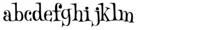 Sawdust Marionette Font LOWERCASE