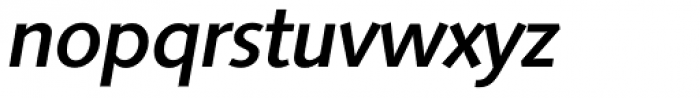 Saxony Serial Medium Italic Font LOWERCASE
