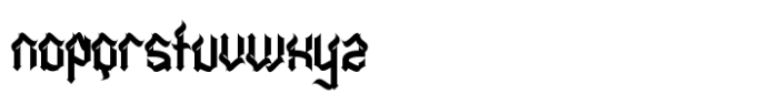 Saxterun Font LOWERCASE
