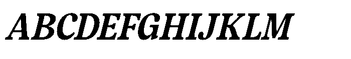 Sayin Cherik Italic Font UPPERCASE