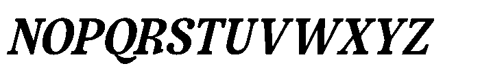 Sayin Cherik Italic Font UPPERCASE