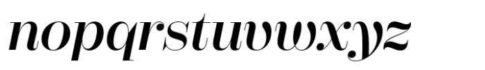 Sayke Display Medium Italic Font LOWERCASE