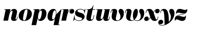 Sayke Headline Extra Bold Italic Font LOWERCASE