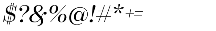 Sayke Headline Regular Italic Font OTHER CHARS