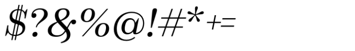 Sayke Text Regular Italic Font OTHER CHARS