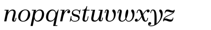 Sayke Text Regular Italic Font LOWERCASE