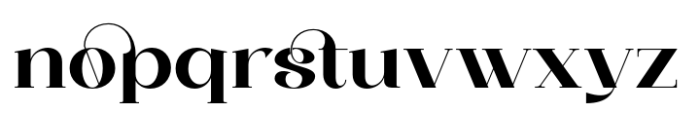 Saylist Bold Font LOWERCASE