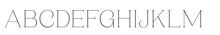 Saylist Hairline Font UPPERCASE