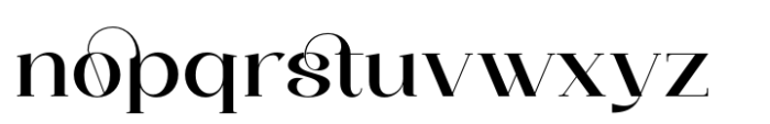 Saylist Medium Font LOWERCASE