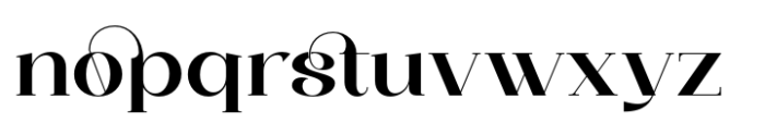 Saylist Semibold Font LOWERCASE