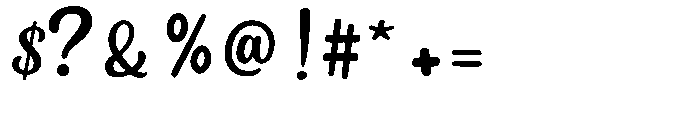Saylor Script Font OTHER CHARS