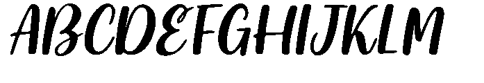 Saylor Slant Font UPPERCASE