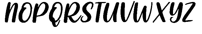 Saylor Slant Font UPPERCASE