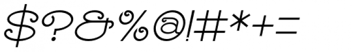 Sayonachi Italic Font OTHER CHARS