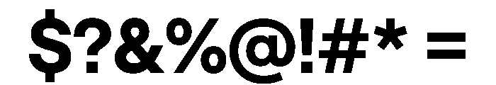 Saans TRIAL Bold Instance Font OTHER CHARS
