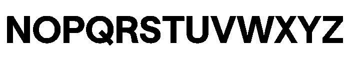 Saans TRIAL Bold Instance Font UPPERCASE