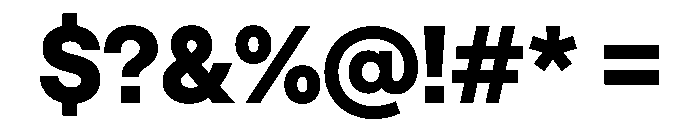 Saans TRIAL Heavy Instance Font OTHER CHARS