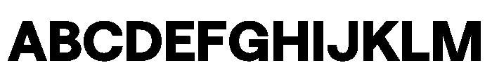 Saans TRIAL Heavy Instance Font UPPERCASE