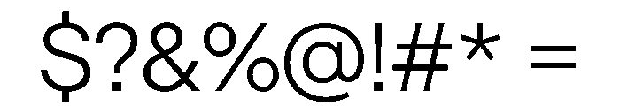 Saans TRIAL Light Instance Font OTHER CHARS