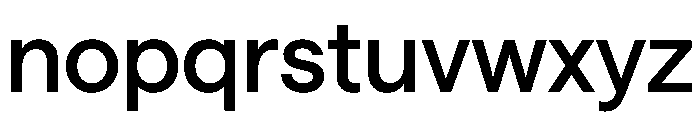 Saans TRIAL Medium Instance Font LOWERCASE