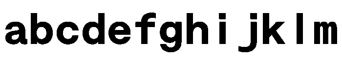 Saans TRIAL MonoBold Instance FONT