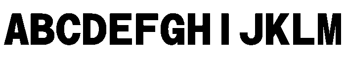Saans TRIAL MonoHeavy Instance Font UPPERCASE