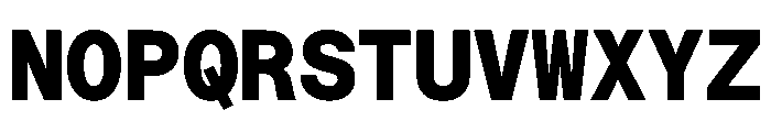 Saans TRIAL MonoHeavy Instance Font UPPERCASE