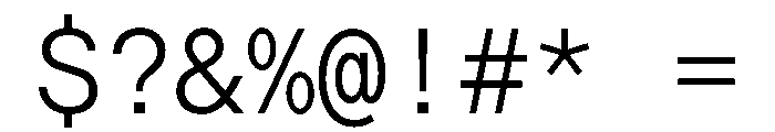 Saans TRIAL MonoLight Instance Font OTHER CHARS