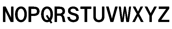 Saans TRIAL MonoMedium Instance Font UPPERCASE